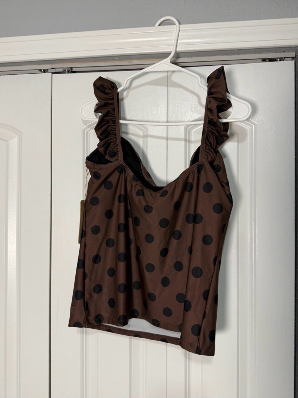 Albion Bella Tankini Black Cocoa Dot XL - Picture 3 of 4